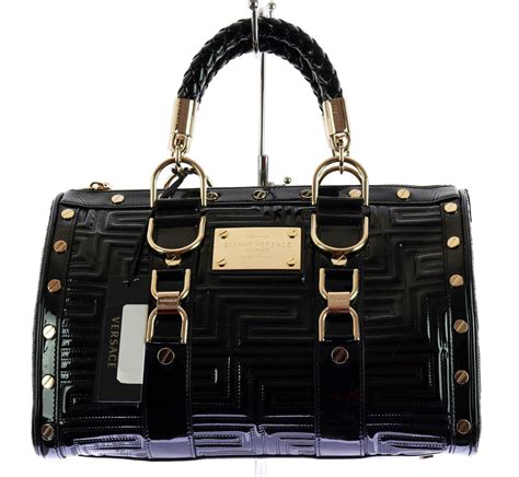 black versace couture bag|authentic Versace handbags.